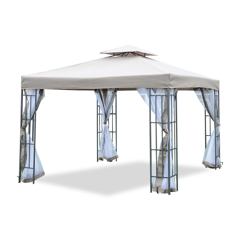 Dual -Stufe -Up -Zeltzubehör mit einfacher Kante Polyester UV30 Schutz wasserfest für Außenterrassen Hinterhof Garten Rasen Sonnenschatten