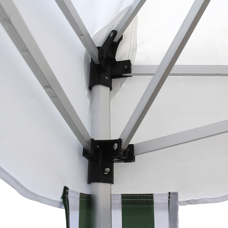 A05-Stahlrahmen Schwarzpulverbeschichtung 140 g Polyester Outdoor-Falt-Baldachin Pavillon