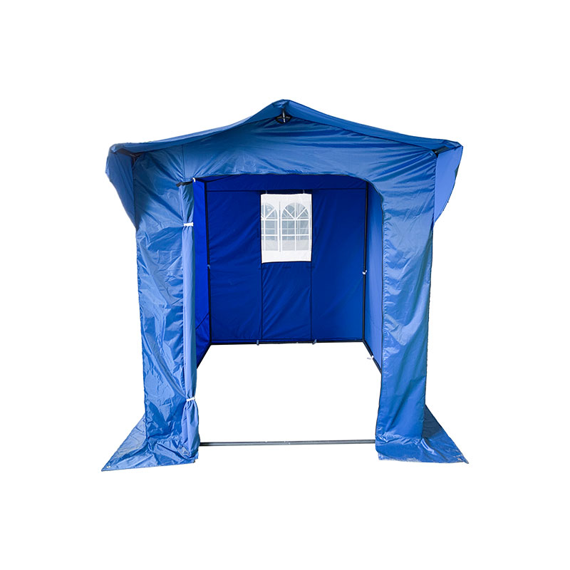 FALTING Tent Pro Struktur Serie 50mm Aluminium + 4 Doppelseiten PVC 520 g/m² Plane für professionelle Bedürfnisse oder tägliche Verwendung blau