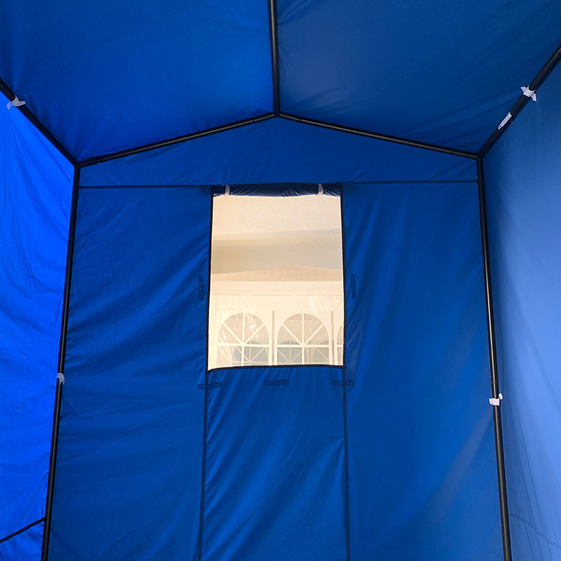 FALTING Tent Pro Struktur Serie 50mm Aluminium + 4 Doppelseiten PVC 520 g/m² Plane für professionelle Bedürfnisse oder tägliche Verwendung blau