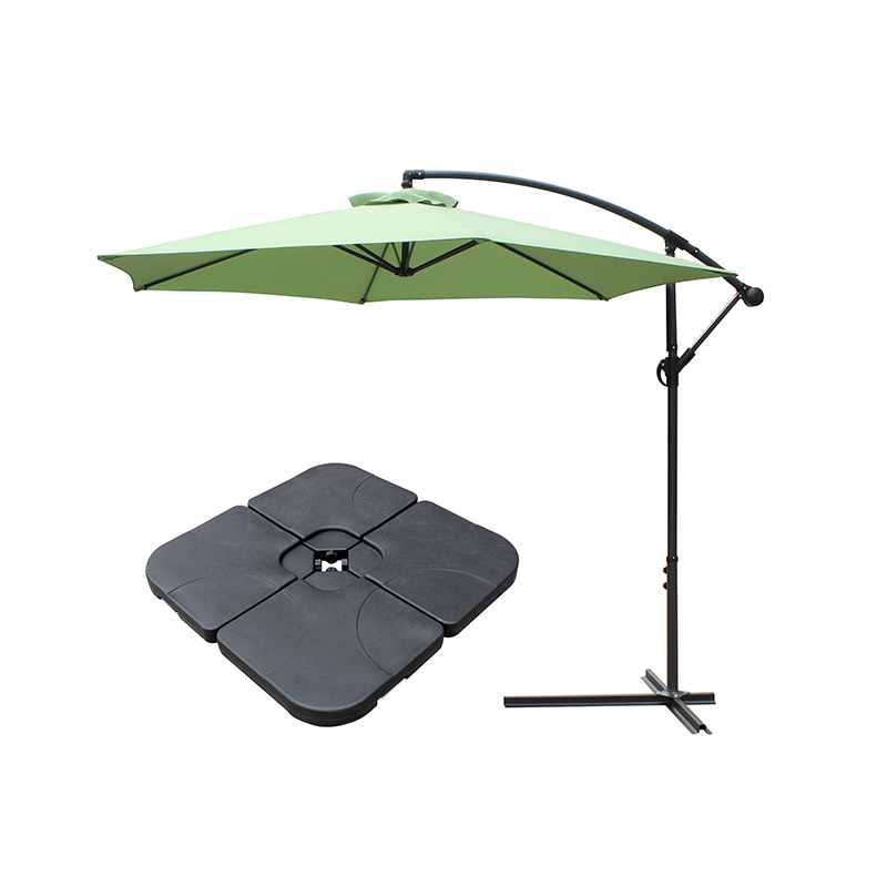 Außenterrasse 10 'Hanging Regenschirm Sonnenschatten ohne Kreuzungsbasis